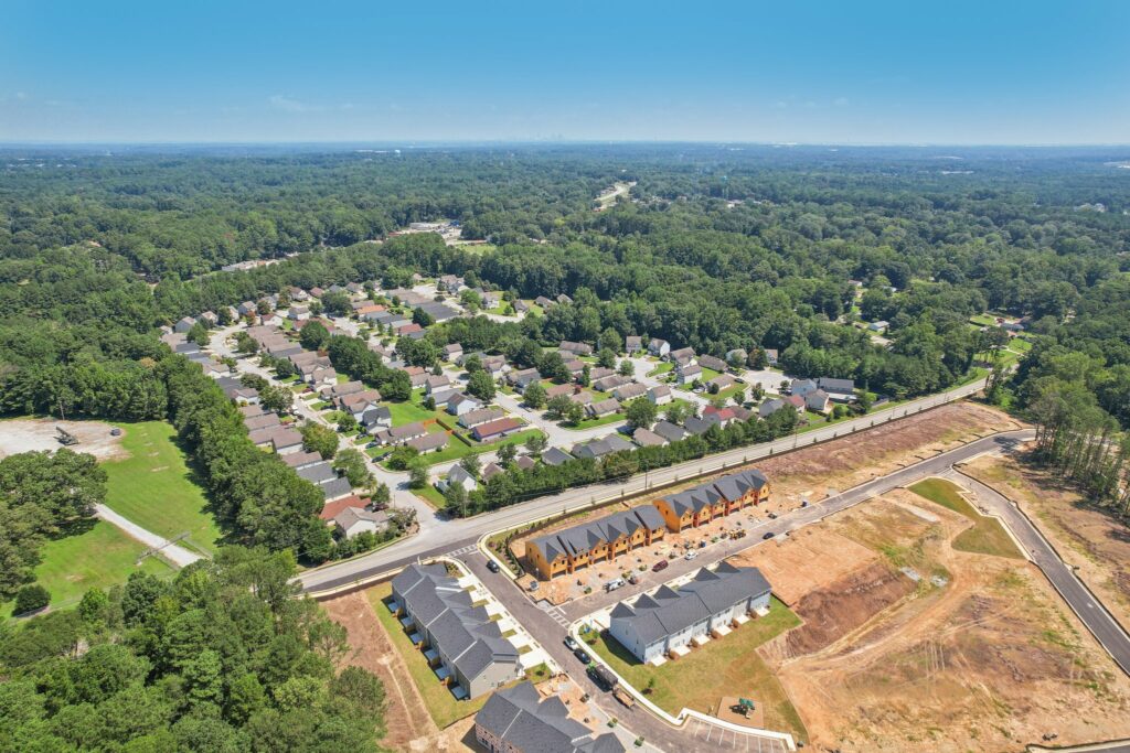 far away picture of the community