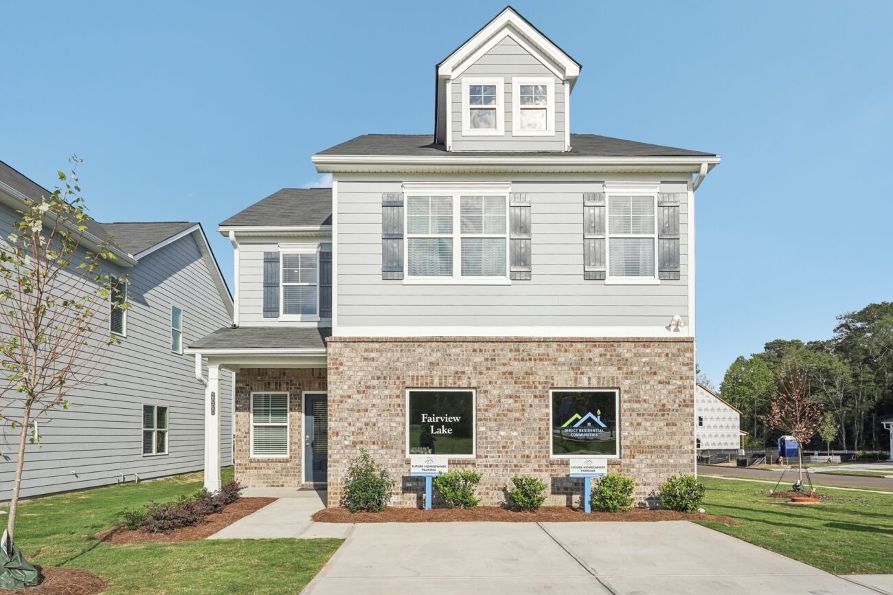 Exterior view of single-family home by Direct Residential Communities