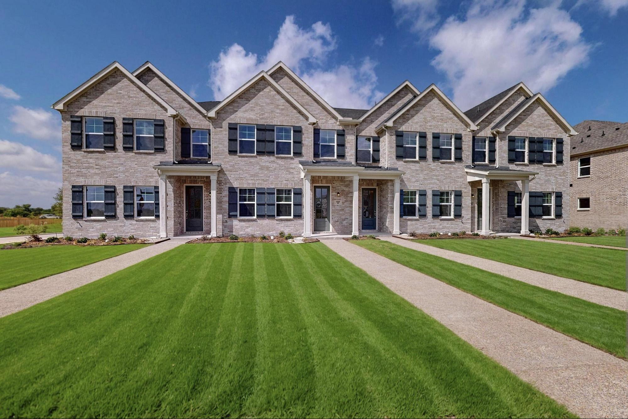 Direct Residential Communities new construction townhomes at Solterra Texas
