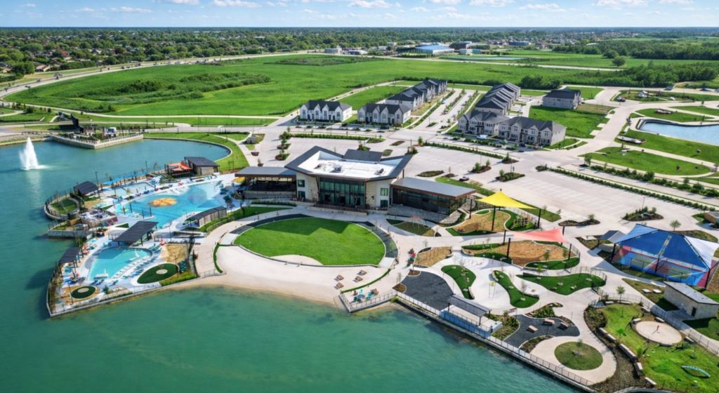 eagle eye view of amenity complex