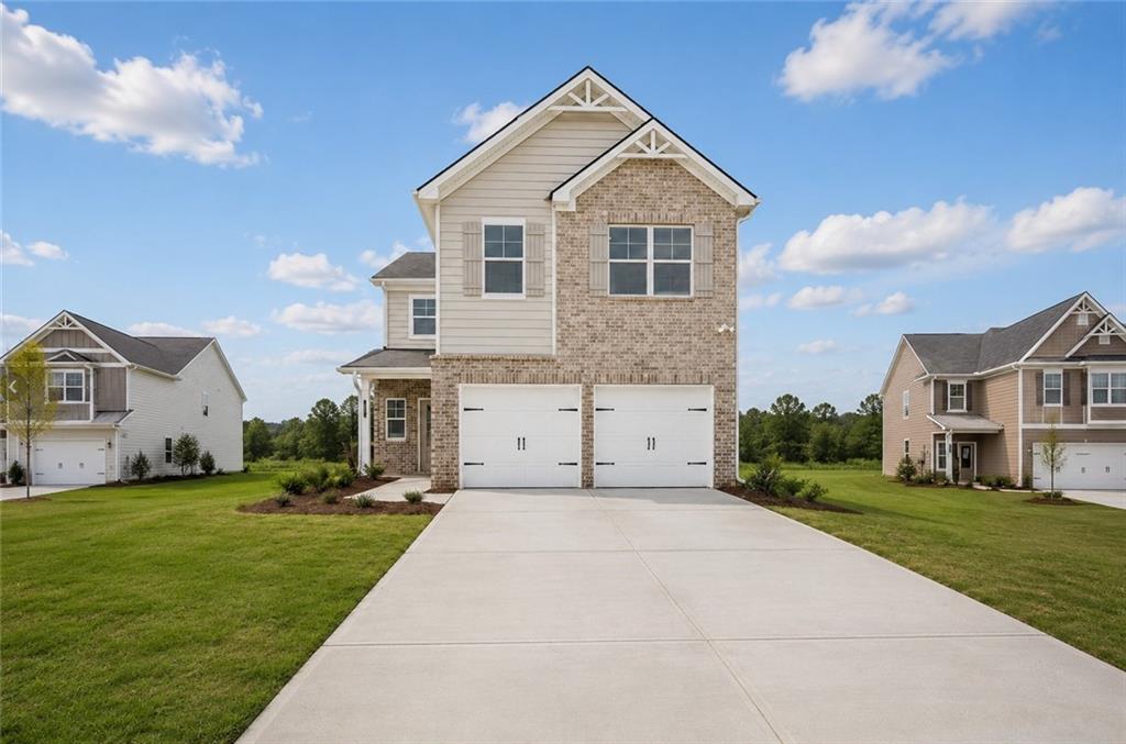 exterior home with lawn
